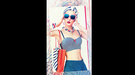 夏日旅拍图文快闪AE模板