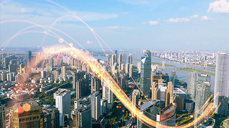 唯美震撼企业宣传粒子穿梭PR片头