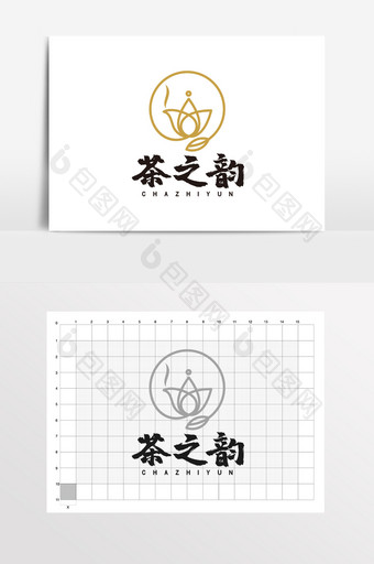 餐饮茶楼茶馆茶叶LOGO标志VI图片