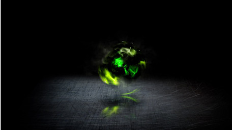 PR能量球爆裂烟雾标志展示片头LOGO