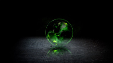 PR能量球爆裂烟雾标志展示片头LOGO