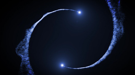 PR唯美粒子螺旋状快速演绎片头LOGO