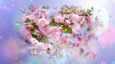 浪漫水墨图文告白宣传PR模板