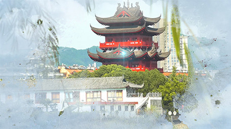 复古水墨片头城市宣传片PR模板