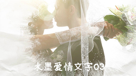 浪漫水墨图文写真展示PR模板