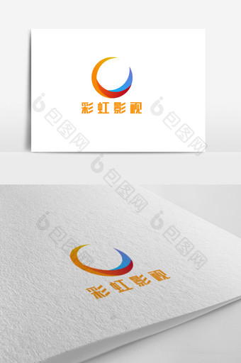 彩色简约字母影视创意logo设计图片