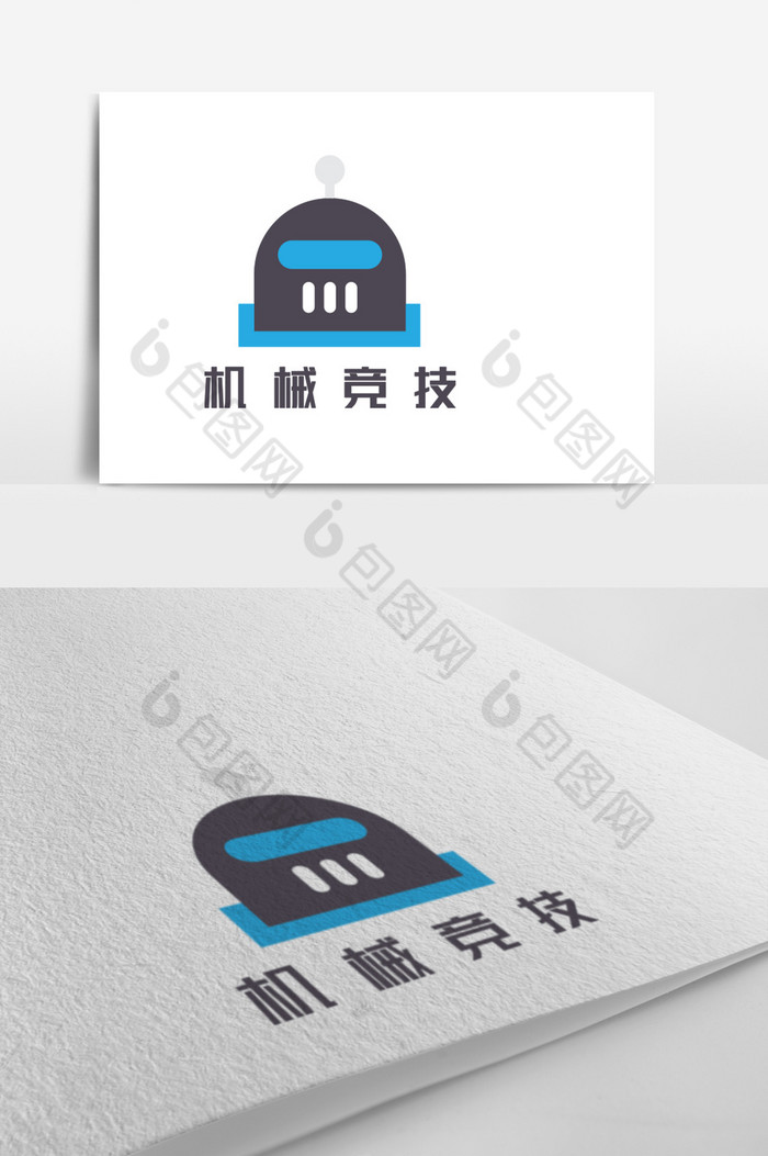 机械机器人游戏竞技logo图片图片