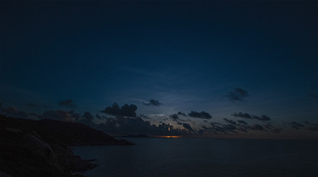 震撼心灵的海岛海上日出延时摄影高清4k