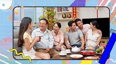 唯美卡通商务感视频边框AE模板