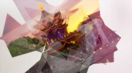 折纸晕染展开优雅幻灯片照片展示AE模板