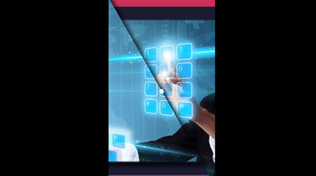 科技风商务企业宣传短视频广告动画AE模板