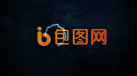 震撼大气电流闪烁片头LOGO标志PR模板