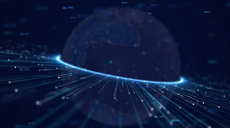 粒子光效地球特效片头LOGO展示PR模板