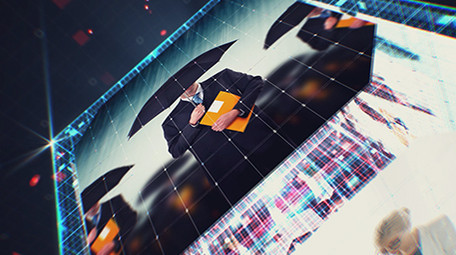 三维盒子科技图文AE模板