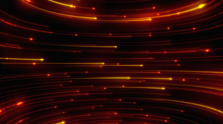 大气金色红色抽象粒子流动流光企业背景视频