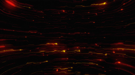 大气金色红色抽象粒子流动流光企业背景视频