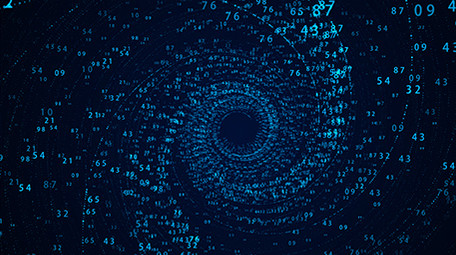 科技数字穿梭背景视频