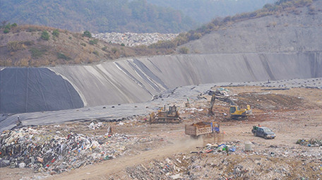 垃圾填埋场工作作业场景宣传视频