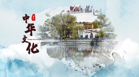文化纪录片中国风水墨片头AE模板
