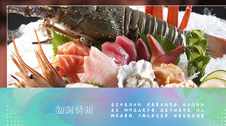 产品美食图文介绍展示PR模板