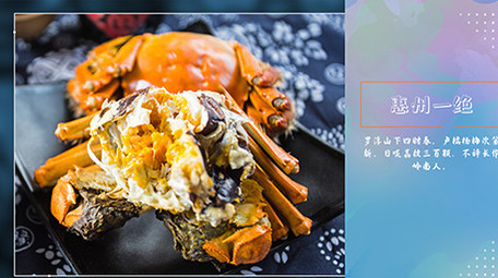 产品美食图文介绍展示PR模板