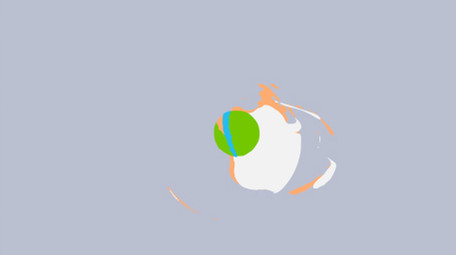 卡通流体飞溅特效演绎logo片头AE模板