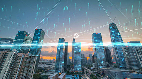 震撼科技连线互联网城市企业宣传AE模板