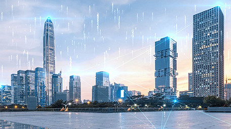 震撼科技连线互联网城市企业宣传AE模板