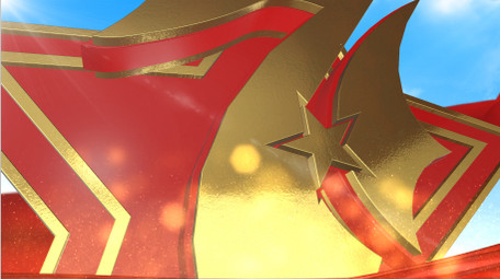 三维党政党建国庆节图文宣传片头AE模板