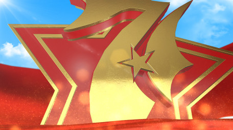 三维党政党建国庆节图文宣传片头AE模板