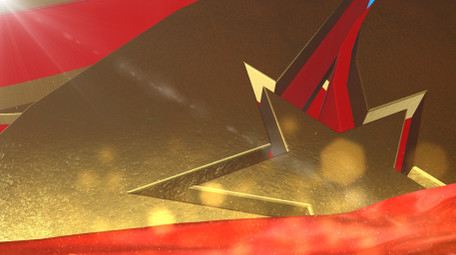 三维党政党建国庆节图文宣传片头AE模板