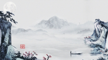 4K高清水墨中国风诗词展示AE模板