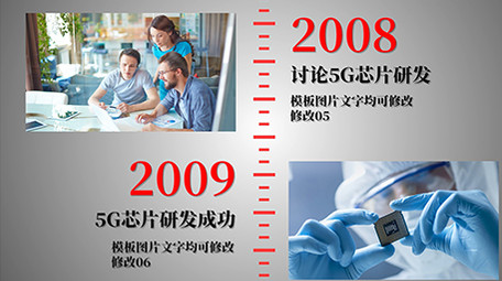简约科技风企业时间线宣传片PR模板