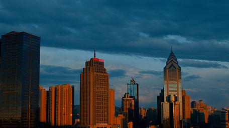 新疆乌鲁木齐大气城市车流夜景延时航拍