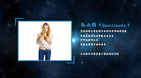 企业宣传人物图文介绍展示PR模板