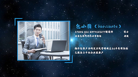 企业宣传人物图文介绍展示PR模板