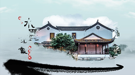 大气中国风水墨片头片尾宣传AE模板