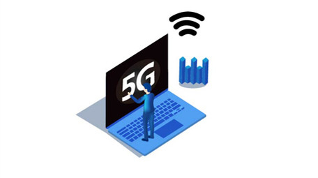 现代科技感电脑5g时代立体素材