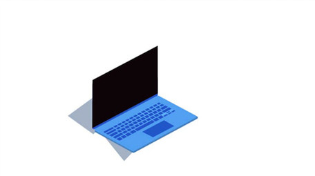 现代科技感电脑5g时代立体素材