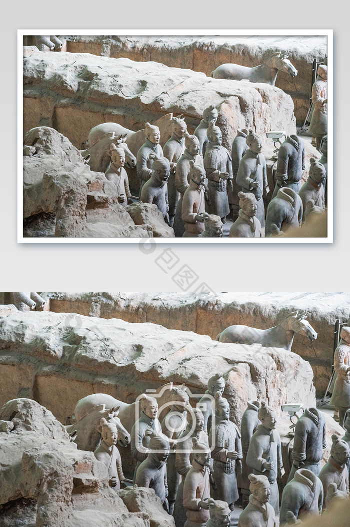 西安旅游秦兵马俑摄影图图片图片