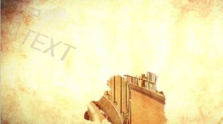 水墨古风3D空间复古AE模板照片展示