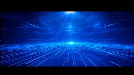 4K宽屏商务科技蓝色背景