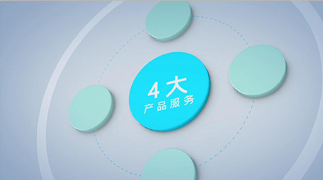 简约数据报表分类e3d立体ae模板