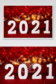 2021年新年牛年红色图片