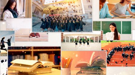 干净多图照片墙AE模板