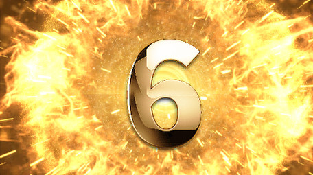 金色10秒倒计时年会开场片头ae模板