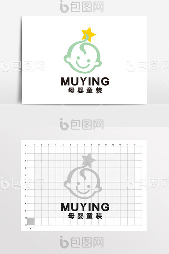 母婴早教婴儿用品童装LOGO标志VI图片