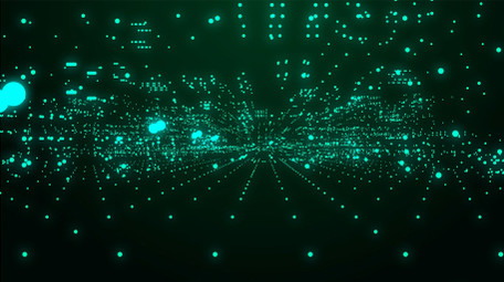 无缝循环数字光点科技背景特效视频素材