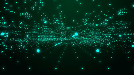 无缝循环数字光点科技背景特效视频素材