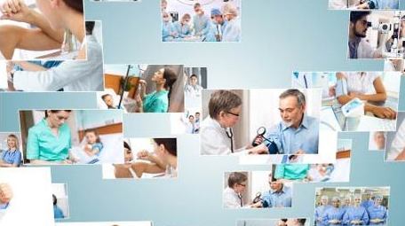 简约科技医疗图片汇聚宣传AE模板